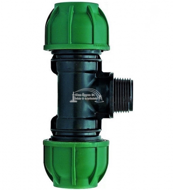 MPE T idom külső menettel 75x3x75