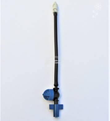 Naandanjain egysugaras párásító fej, szivárgásgátlóval, 20 cm kapilláris csővel, oldható kónuszos gyorscsatlakozóval