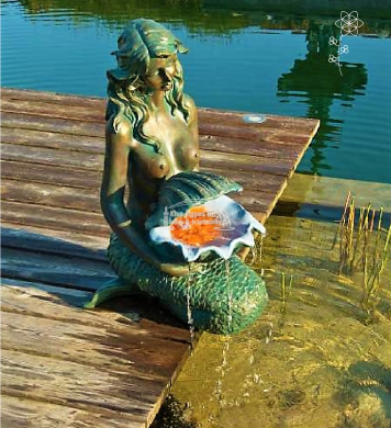 Ubbink Oslo LED vízköpő szett, LED világítással