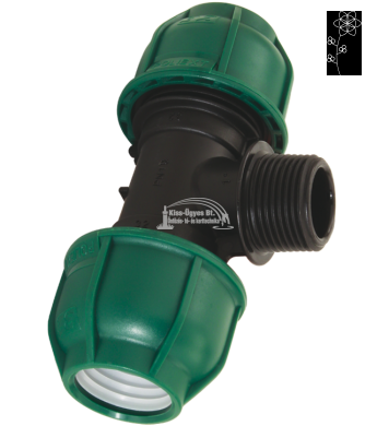 MPE T idom külső menettel 32x1x32