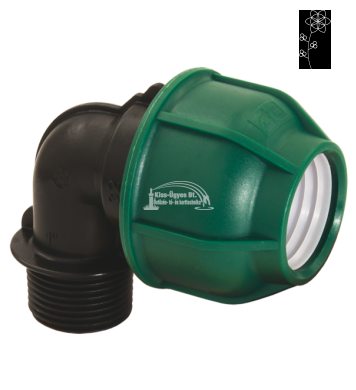 MPE könyök 40x5/4 KM