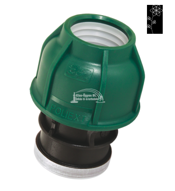 MPE egyenes idomok belső menettel, 10 bar-ig képe