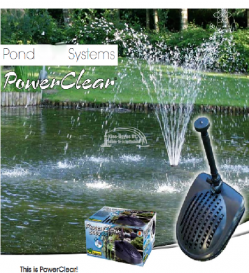 Ubbink PowerClear 5000 prémium szökőkút szivattyú 5W UV-C lámpával, 1500 L/h ( 3 év garancia )