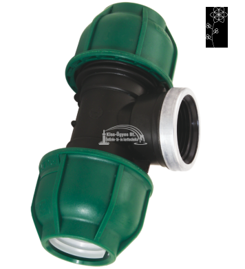 MPE T idom belső menettel 40x5/4x40