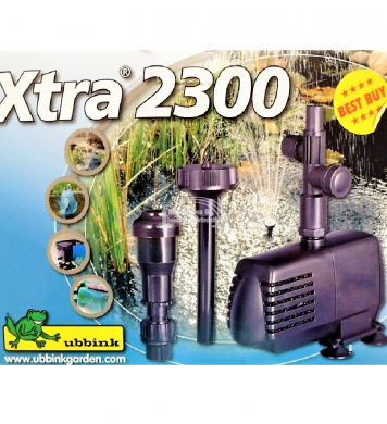 Ubbink Xtra 2300 l/h szökőkút szivattyú, 2 szórófejjel  ( 2 év garancia)