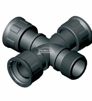 Hollanderes szelepkötő keresztelosztó 1K x 1H x 1H x 1H