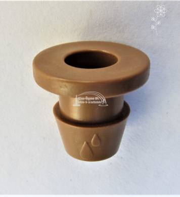 Netafim aljzat kúpos lány csatlakozó barna 8x12/8 XL, 9/12-as dugóhoz