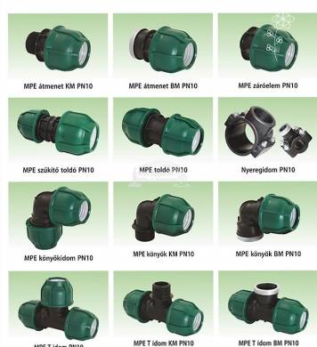 MPE id.10bar-ig (zöld) 20-110 -es méretekben képe