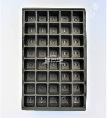 Tűzdelő tálca 40 férőhelyes 5,3x5,3x6cm