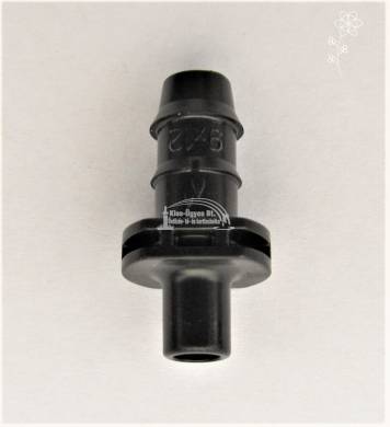 Netafim dugó kúpos fiú csatlakozó fekete 9/13 mikrocsőhöz