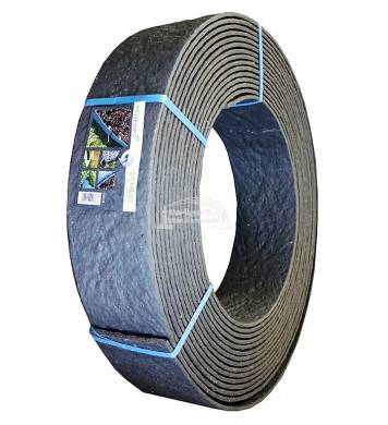 ECOLAT tó és ágyásszegély, műanyag, rapcsos felületű, hajlékony, 7mm x 14cm x 25fm tekercsben