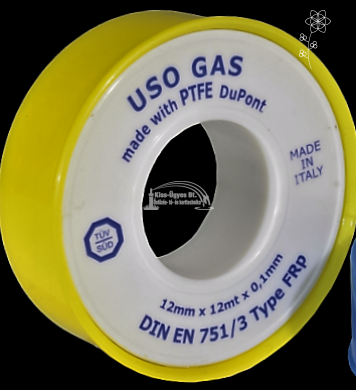 Gázos teflonszalag